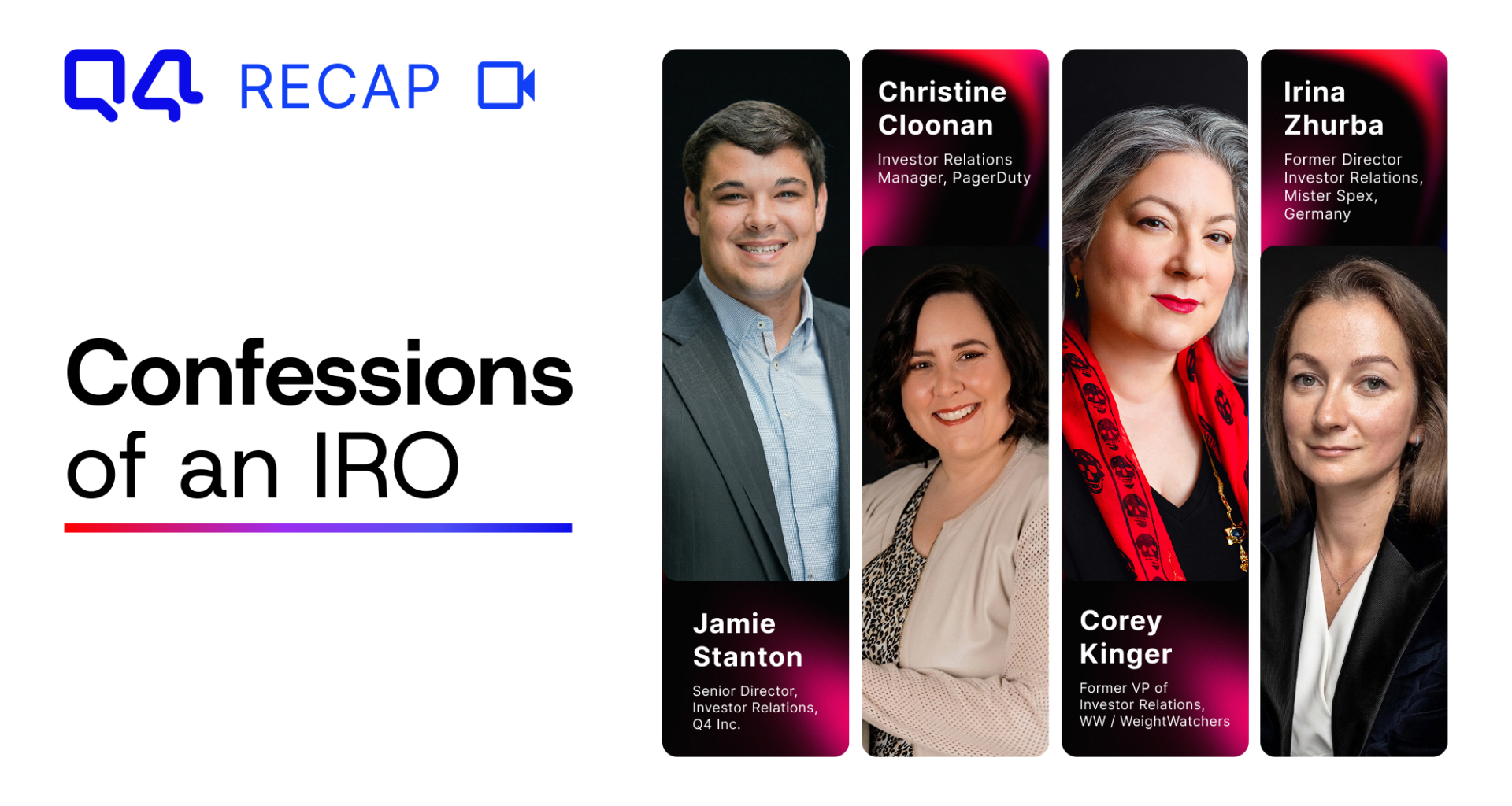 Confessions of an IRO BLOG